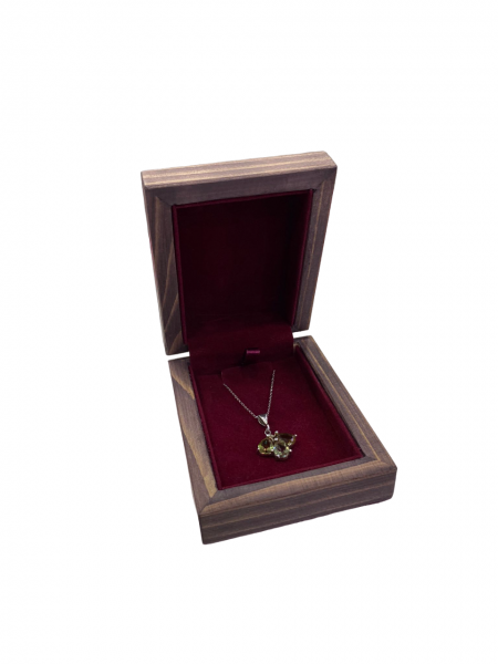 Ahşap Kolye Kutusu Desenli TP-0637