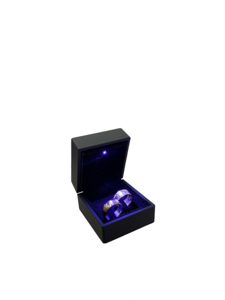 Ledli Işıklı Çift Alyans Kutusu TP-0124